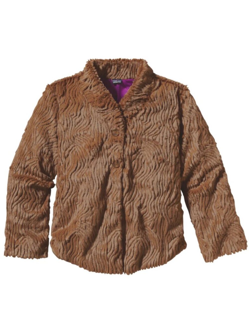 Patagonia Women's Snow Fleece Jacket in Brown Textured Size Small